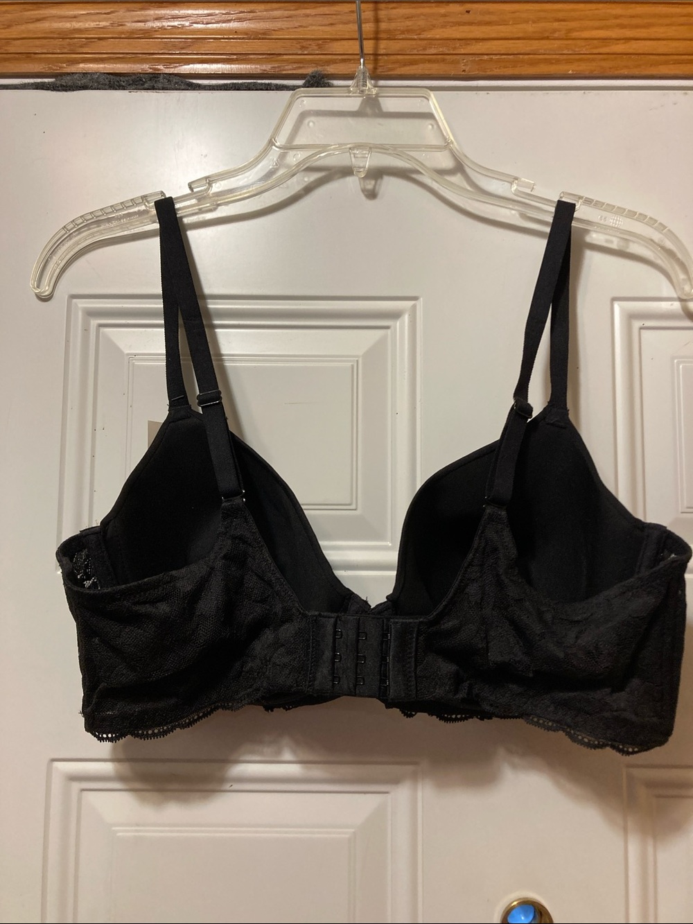 Black Lace Underwire T-Shirt Bra - Women Intimates 38D NWT - Picture 2 of 4